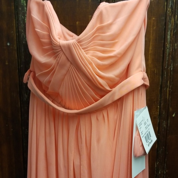 David's bridal versa convertible dress coral reef - Picture 5 of 8